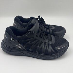SAS Shoes Mission One M Black Athletic Sneakers Vibram Size 9